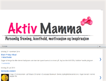 Tablet Screenshot of aktivmamma.blogspot.com