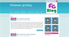 Desktop Screenshot of fisikawangoblog.blogspot.com