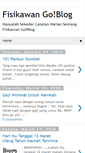 Mobile Screenshot of fisikawangoblog.blogspot.com