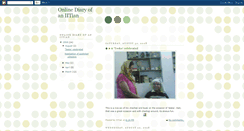 Desktop Screenshot of onlinediary-iit.blogspot.com