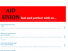 Tablet Screenshot of aidunion.blogspot.com