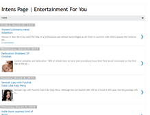 Tablet Screenshot of intenspage.blogspot.com