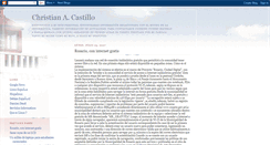 Desktop Screenshot of christiancastillo.blogspot.com