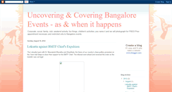 Desktop Screenshot of eventfulbangalore.blogspot.com