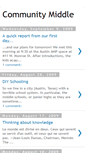Mobile Screenshot of communitymiddle.blogspot.com