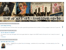 Tablet Screenshot of livelovecreateblog.blogspot.com