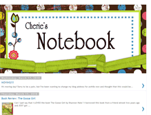 Tablet Screenshot of cheriesnotebook.blogspot.com