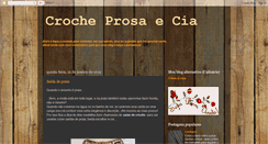 Desktop Screenshot of crocheprosaecia.blogspot.com