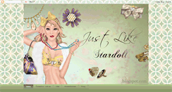 Desktop Screenshot of justlikestardoll.blogspot.com