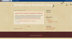 Desktop Screenshot of baobaid.blogspot.com