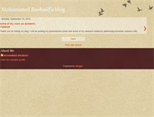 Tablet Screenshot of baobaid.blogspot.com