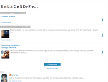 Tablet Screenshot of enlacesdefe.blogspot.com