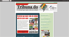 Desktop Screenshot of jornaltribunadosul.blogspot.com