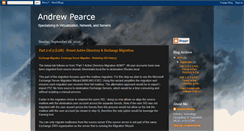 Desktop Screenshot of andrew-pearce.blogspot.com