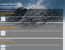 Tablet Screenshot of andrew-pearce.blogspot.com