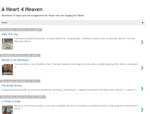 Tablet Screenshot of aheart4heaven.blogspot.com