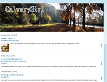 Tablet Screenshot of calvarygirl.blogspot.com