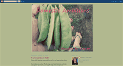 Desktop Screenshot of domesticambitions.blogspot.com