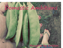 Tablet Screenshot of domesticambitions.blogspot.com