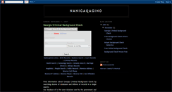 Desktop Screenshot of nanigaqagino.blogspot.com
