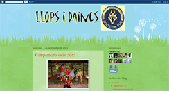 Desktop Screenshot of llopsidaines-parets.blogspot.com