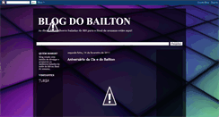 Desktop Screenshot of blogdobailton.blogspot.com