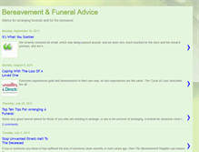 Tablet Screenshot of bereavement-funeral-advice.blogspot.com