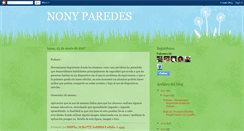 Desktop Screenshot of nonyparedes.blogspot.com