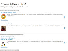 Tablet Screenshot of oqueesoftwarelivre.blogspot.com