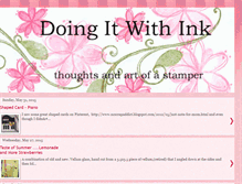 Tablet Screenshot of doingitwithink.blogspot.com