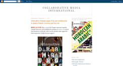 Desktop Screenshot of collaborativemedia.blogspot.com