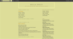 Desktop Screenshot of belladolci.blogspot.com