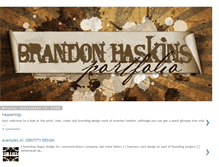 Tablet Screenshot of brandon-haskins-portfolio.blogspot.com