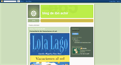 Desktop Screenshot of blogdeibnachir.blogspot.com