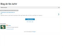 Tablet Screenshot of blogdeibnachir.blogspot.com