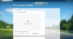 Desktop Screenshot of mandalacoloring.blogspot.com