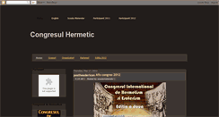 Desktop Screenshot of congresulhermetic.blogspot.com