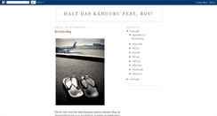 Desktop Screenshot of halt-das-kaenguru-fest-boy.blogspot.com