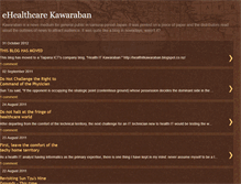 Tablet Screenshot of ehealthcarekawaraban.blogspot.com