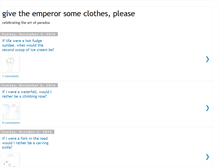 Tablet Screenshot of givetheemperorsomeclothesplease.blogspot.com