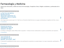 Tablet Screenshot of farmacoymedicina.blogspot.com