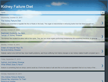 Tablet Screenshot of kidneyfailurediet.blogspot.com