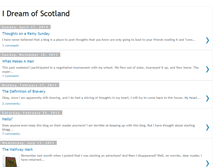 Tablet Screenshot of idreamofscotland.blogspot.com