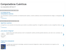 Tablet Screenshot of computadorascuanticass.blogspot.com