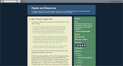 Desktop Screenshot of peopleandresources.blogspot.com