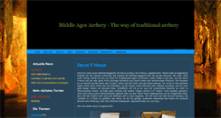 Desktop Screenshot of middle-ages-archery.blogspot.com