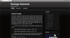 Desktop Screenshot of doctorgeologyindonesia.blogspot.com