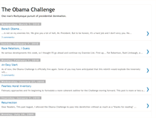 Tablet Screenshot of obamachallenge.blogspot.com