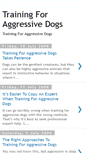 Mobile Screenshot of essentialtrainingforaggressivedogs.blogspot.com