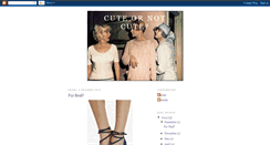 Desktop Screenshot of cuteornotcute.blogspot.com